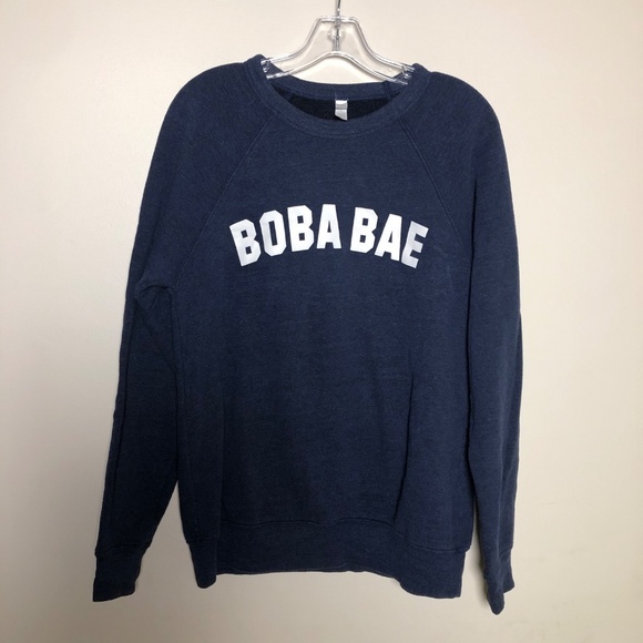 Boba Bae Navy Blue Sweatshirt from Boba Guys - Picture 7 of 7